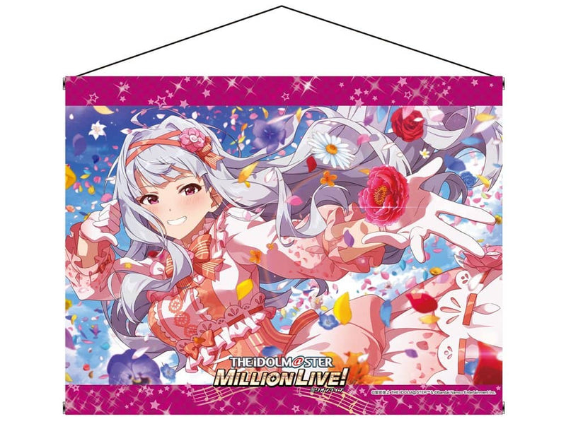 【新品】アイドルマスター ミリオンライブ！ B2タペストリー  四条貴音 フラワーガール+ / つくり 発売日:2022年09月頃