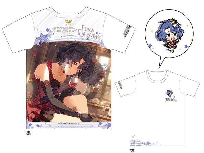 [New] Idol Master Million Live! Full-color T-shirt "Drunk fragrance Toyokawa Fuka +" ver. XL / Tsukuri Release date: Around July 2021