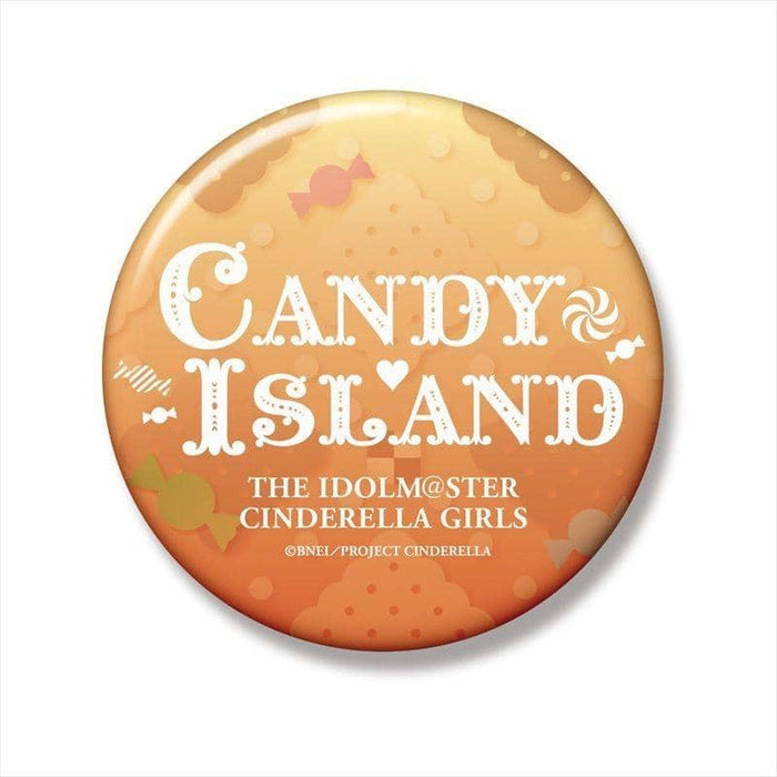 [New] The Idolmaster Cinderella Girls Logo Can Badge (Resale) CANDY ISLAND / Gift Scheduled to arrive: Around June 2017