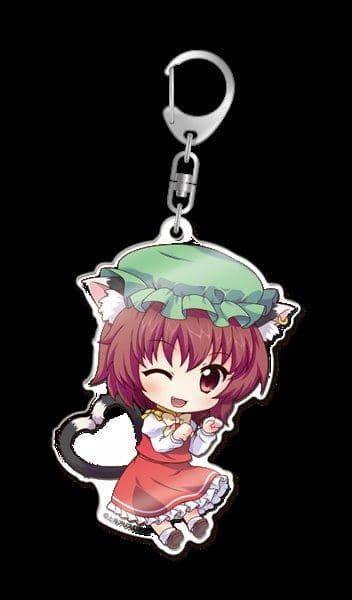 [New] Touhou Project Big Acrylic Keychain 47 Orange / Gift Scheduled to arrive: Around October 2016