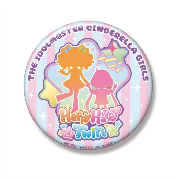 [New] The Idolmaster Cinderella Girls Unit Logo Can Badge Happy Happy Twin / Gift Release Date: September 30, 2018