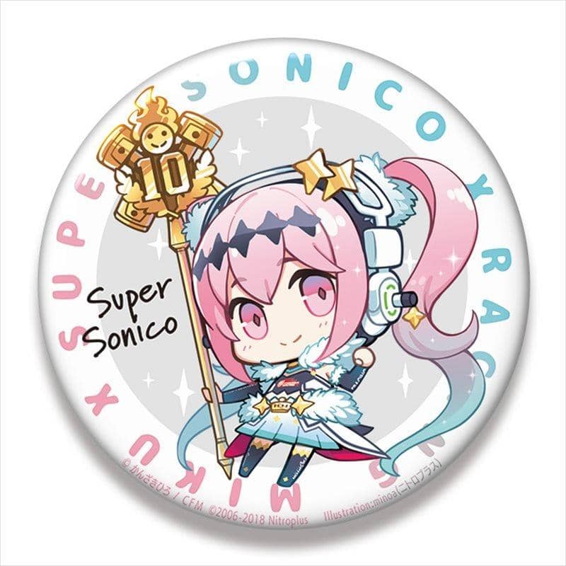 【New Product】Hatsune Miku Racing Ver. 2018 Big Can Badge Super Sonico Collaboration Ver. 1 4 / Gift Release Date: Around December 2018