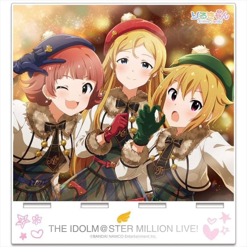 【New Product】The Idolmaster Million Live! Multi Acrylic Stand Rirucan ~3 little candy~ / Gift Release Date: Around October 2019