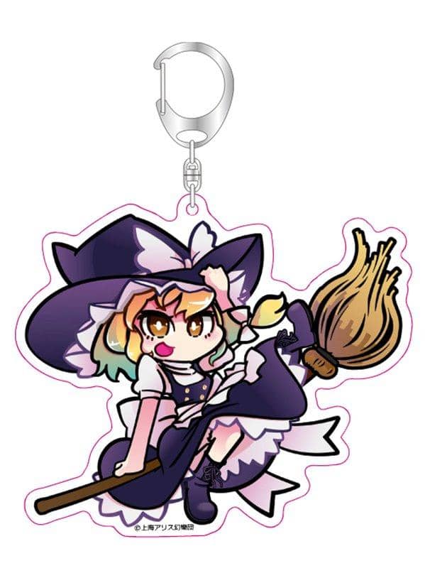 [新]《东方Project》模切亚克力钥匙扣2雾雨魔理沙/Bell Fine发售日期：2018年6月左右