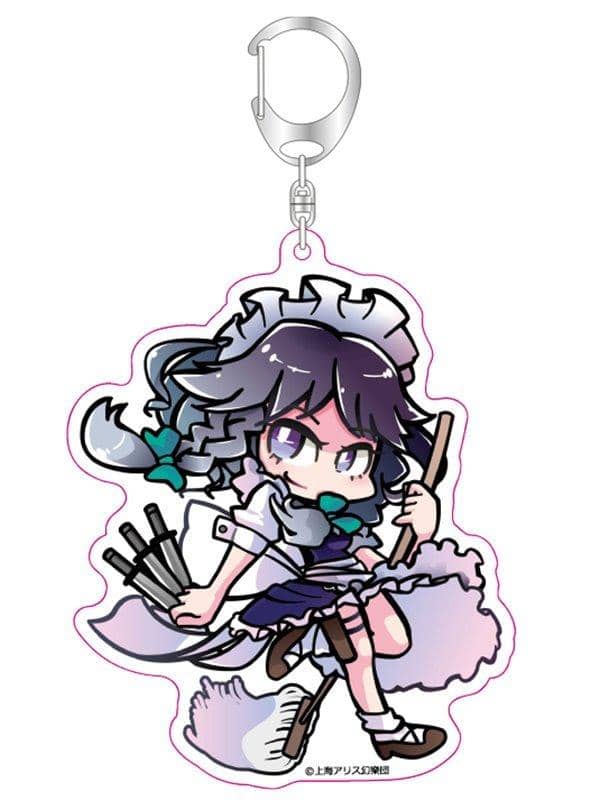 【New Product】'Touhou Project' Die-cut Acrylic Keychain 4 Sakuya Izayoi / Bellfine Release Date: Around June 2018