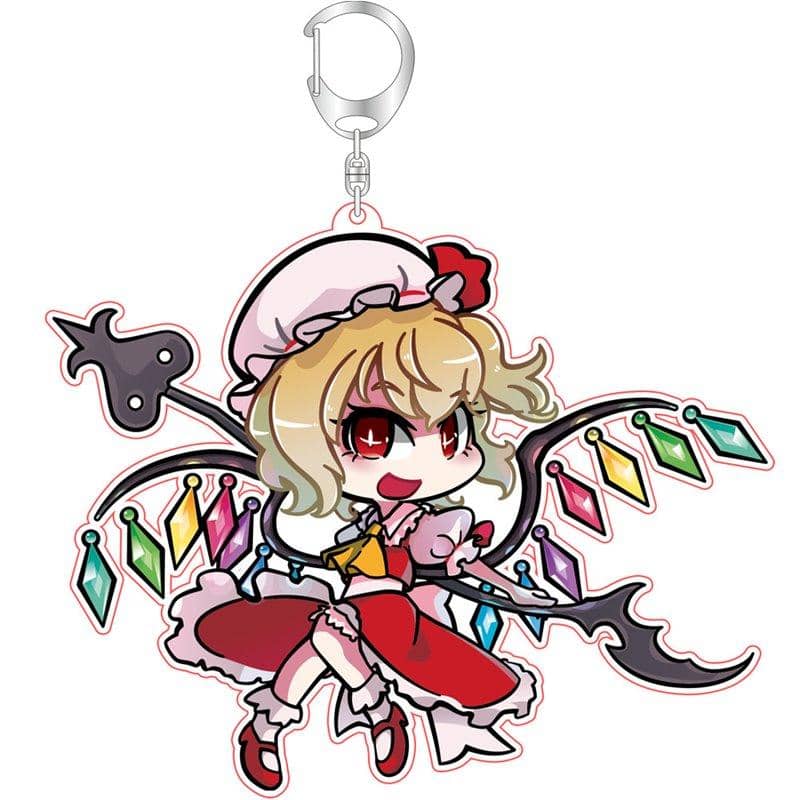 【New Product】'Touhou Project' Die-cut Acrylic Keychain 5 Flandre Scarlet / Bellfine Release Date: Around February 2019
