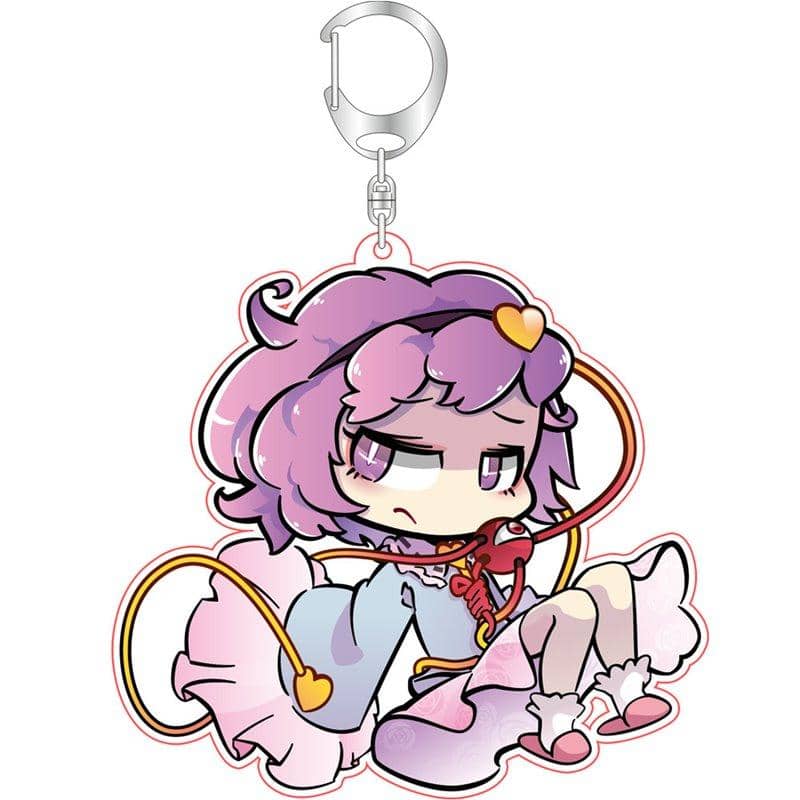 【New Product】'Touhou Project' Die-cut Acrylic Keychain 7 Satori Komeiji / Bellfine Release Date: Around February 2019
