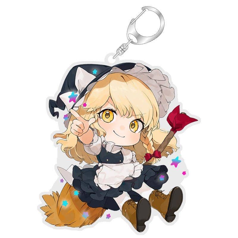【新品】東方Project　ちゃいキャラアクリルキーホルダー霧雨魔理沙（再生産） / ベルファイン 発売日:2021年04月頃