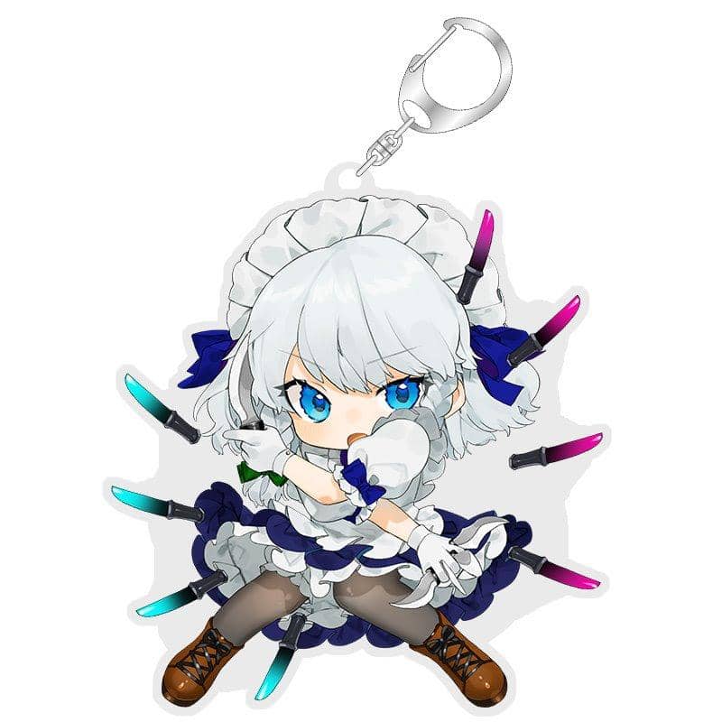 [新]东方Project Chai Chara 亚克力钥匙扣 Sakuya Izayoi（复制品）/ Bell Fine 发售日期：2021 年 4 月左右