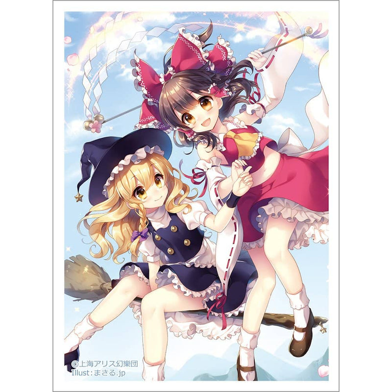 【新品】東方Project まさる.jp先生描き下ろし スリーブ(博麗霊夢&霧雨魔理沙) / カーテン魂 発売日:2023年01月頃
