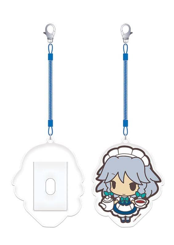 [New] Touhou Popuchi Character Pass Case Sakuya. / Akiba Hobby / Izanagi Co., Ltd. Scheduled arrival: Around September 2015