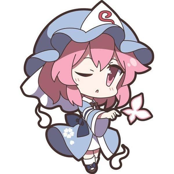 [新] 东方 Project 亚克力钥匙扣 Yurutto 东方 16 Yuyuko Saigyoji / Akiba Hobby / Izanagi Co., Ltd. 预计到货时间：2017 年 10 月左右