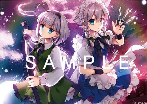 [新]东方Project B2 Tapestry 8 妖梦＆咲夜 illust.masaru.jp / Akiba Hobby / Izanagi Co., Ltd. 预计到货时间：2017 年 10 月左右