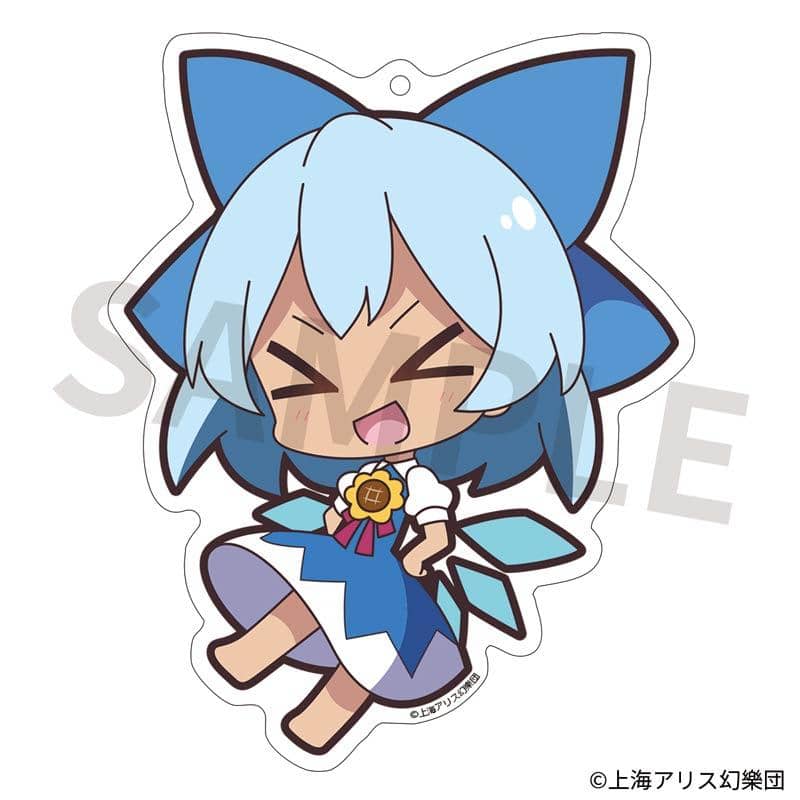 [新] 东方 Project 亚克力钥匙扣 Yurutto 东方 47 晒黑 琪露诺 / Akiba Hobby / Izanagi Co., Ltd. 预计到货时间：2017 年 12 月左右