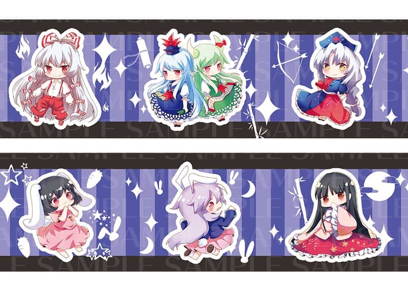 [New Product] Touhou Project Masking Tape 3 Imperishable Night illust. mirimo / Akiba Hobby / Izanagi Corporation Release Date: Around April 2018