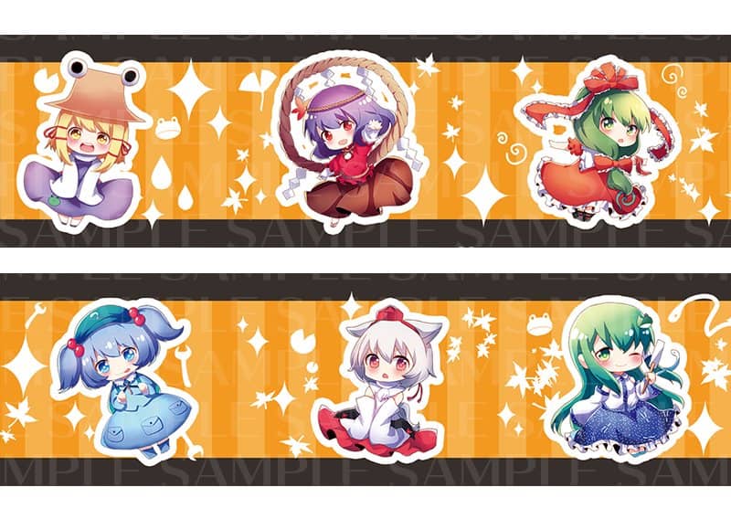 [New Product] Touhou Project Masking Tape 4: Mountain of Faith illust. mirimo / Akiba Hobby / Izanagi Corporation Release Date: Around April 2018