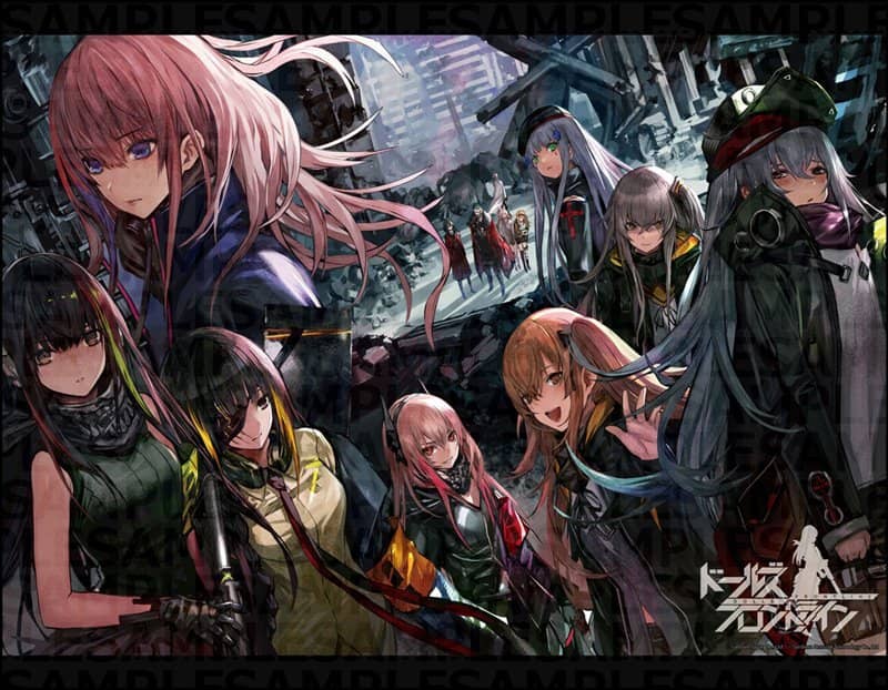 【新品】ドールズフロントライン B2タペストリー 1 AR小隊＆404小隊 / アキバホビー／株式会社イザナギ 発売日:2018年08月頃