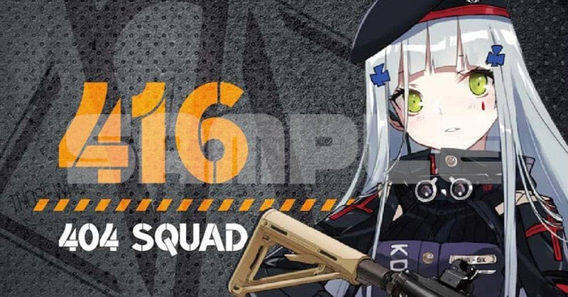 【新品】ドールズフロントライン キャラクターワッペン2 416 / アキバホビー／株式会社イザナギ 発売日:2019年02月頃