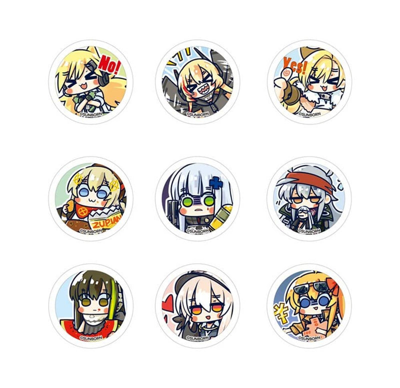 [New Product] Dolls' Frontline Chibi Can Badge 1 piece / Sunborn Japan Release Date: Around February 2019