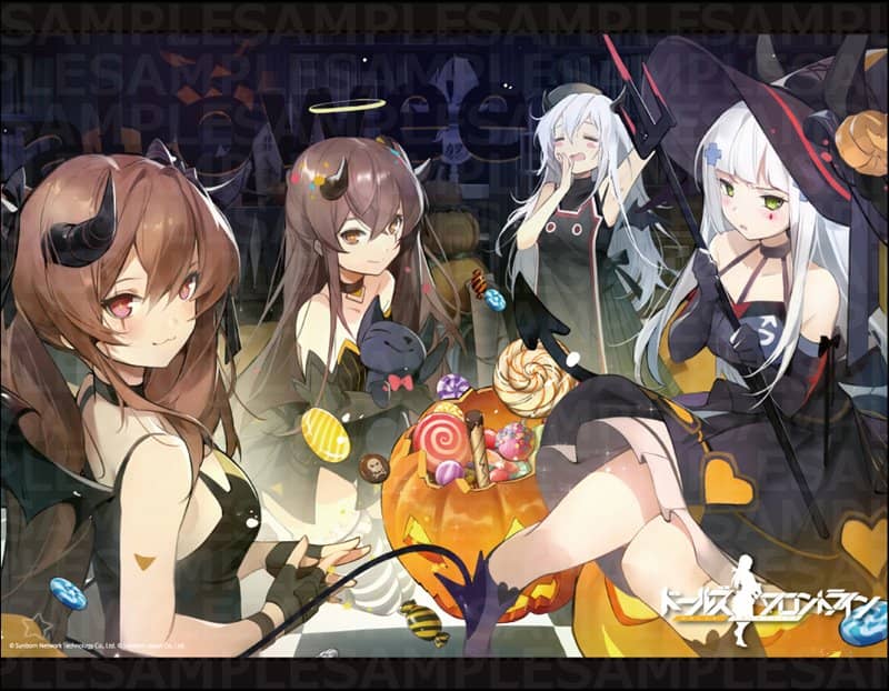 [新] 人形前线 B2 Tapestry 16 404 Platoon（万圣节版）/Akiba Hobby/Izanagi Co., Ltd. 发售日期：2020 年 7 月左右