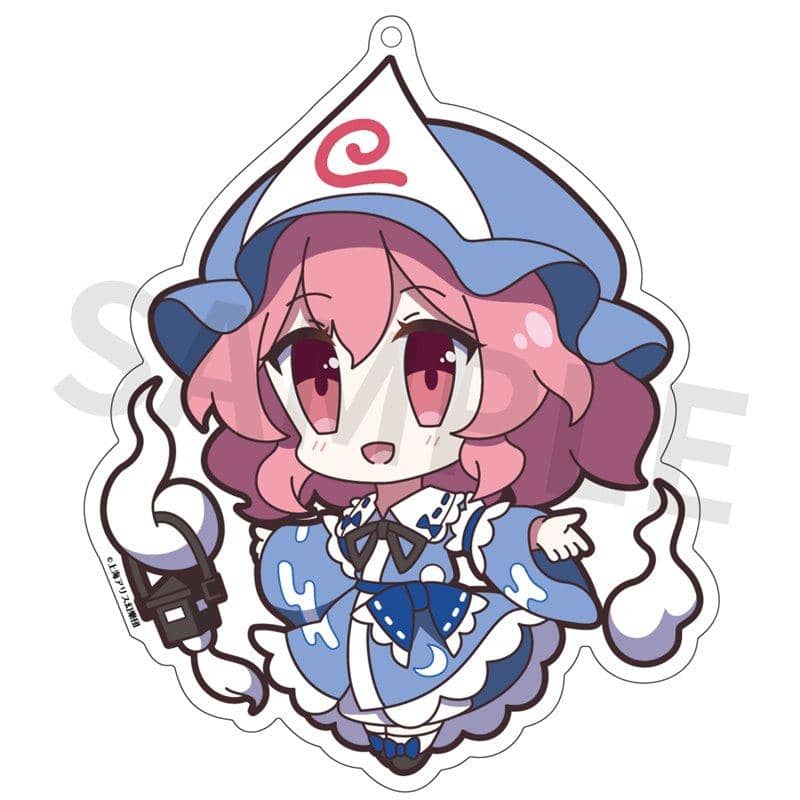 【新品】東方Project アクリルキーホルダー ゆるっととうほう 110 西行寺幽々子　永夜抄Ver. / アキバホビー／株式会社イザナギ 発売日:2021年08月頃