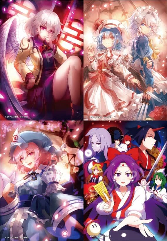 新品】東方Project クリエイターズ トレーディング 色紙ワイド VOL.2