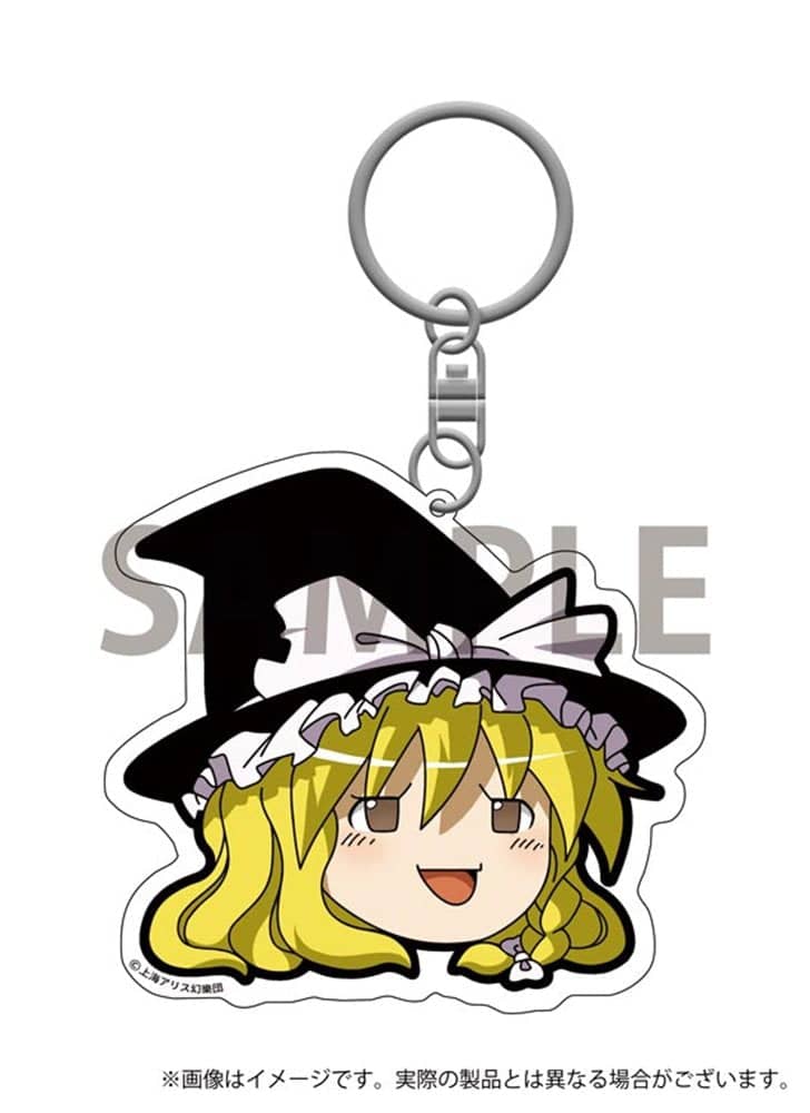 【新品】東方Project ゆっくりラバーキーホルダー2 ゆっくり魔理沙 / アキバホビー／株式会社イザナギ 発売日:2022年09月頃