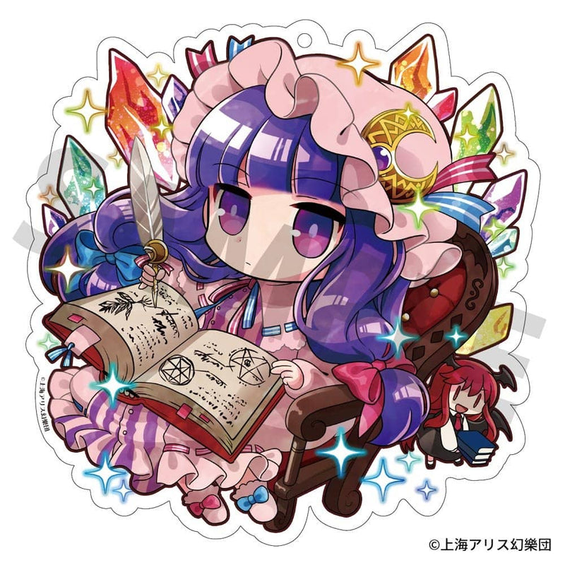 【新品】東方Project クリエイターズキーホルダー 28 パチュリー・ノーレッジ illust.粗茶 / アキバホビー／株式会社イザナギ 発売日:2023年05月頃
