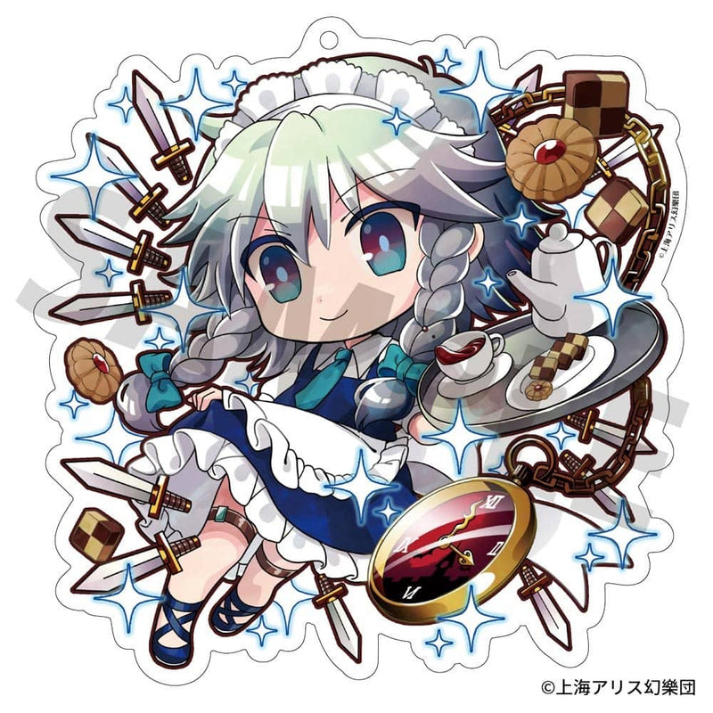 【新品】東方Project クリエイターズキーホルダー 29 十六夜咲夜 illust.粗茶 / アキバホビー／株式会社イザナギ 発売日:2023年05月頃