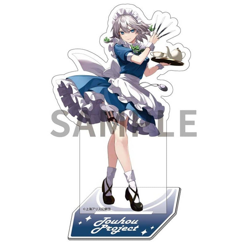 【新品】東方Project キャラクターアクリルスタンド 16 十六夜咲夜 illust.竹花ノート / アキバホビー／株式会社イザナギ 発売日:2023年12月頃