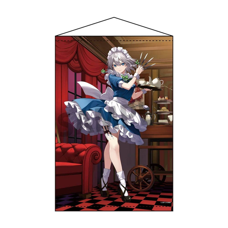 【新品】東方Project B2タペストリー 67 十六夜咲夜 illust.竹花ノート / アキバホビー／株式会社イザナギ 発売日:2024年04月頃