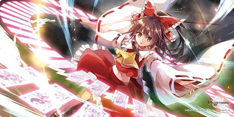 [New Product] Bushiroad Rubber Mat (Horizontal) Touhou LostWord 'The Mysterious Shrine Maiden Flying in the Sky' / Bushiroad Release Date: Around February 2021