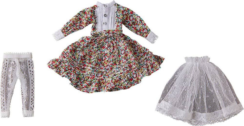 【新品】Harmonia humming スペシャルアウトフィットシリーズ（花卉印花連衣裙紅色）由 SILVER BUTTERFLY 設計 / Good Smile Company 發售日期：2022年11月30日