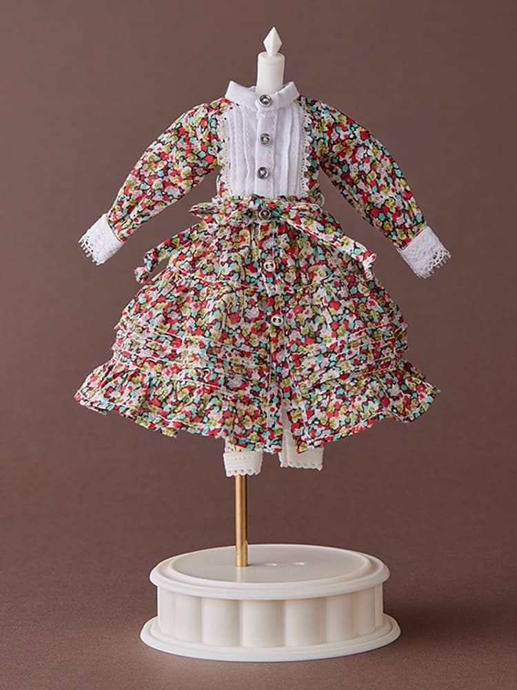 【新品】Harmonia humming スペシャルアウトフィットシリーズ（花卉印花連衣裙紅色）由 SILVER BUTTERFLY 設計 / Good Smile Company 發售日期：2022年11月30日