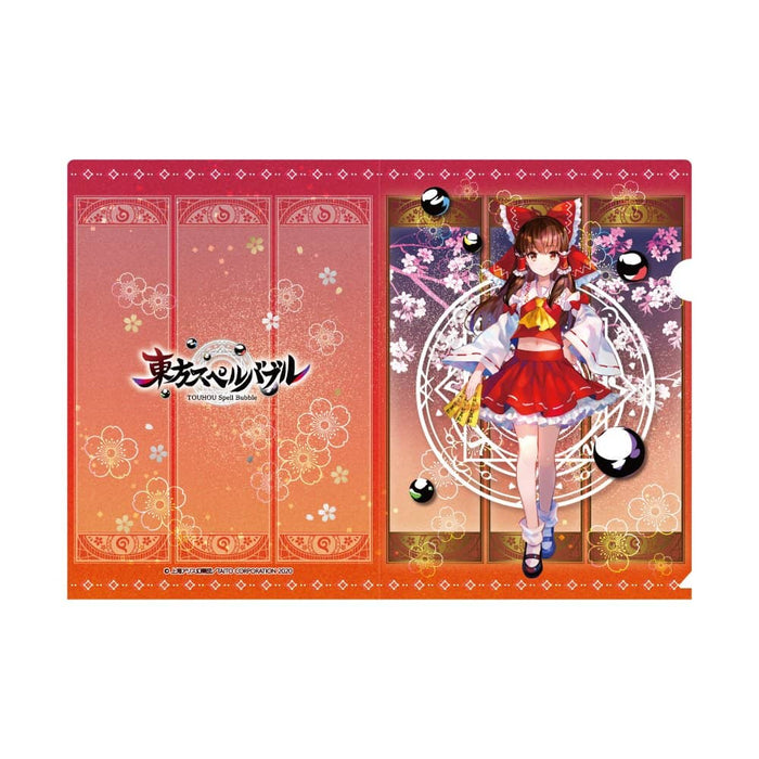 [New] Touhou Spell Bubble Clear File Reimu Hakurei / Taito Release Date: Around July 2022