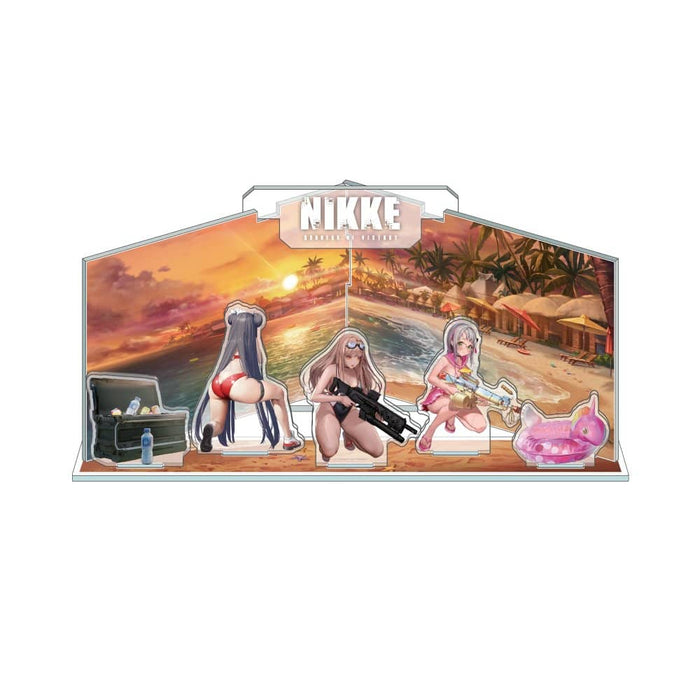 【新品】NIKKE ジオラマアクリル-summer- 部隊02 / アルジャーノンプロダクト 発売日:2023年08月31日