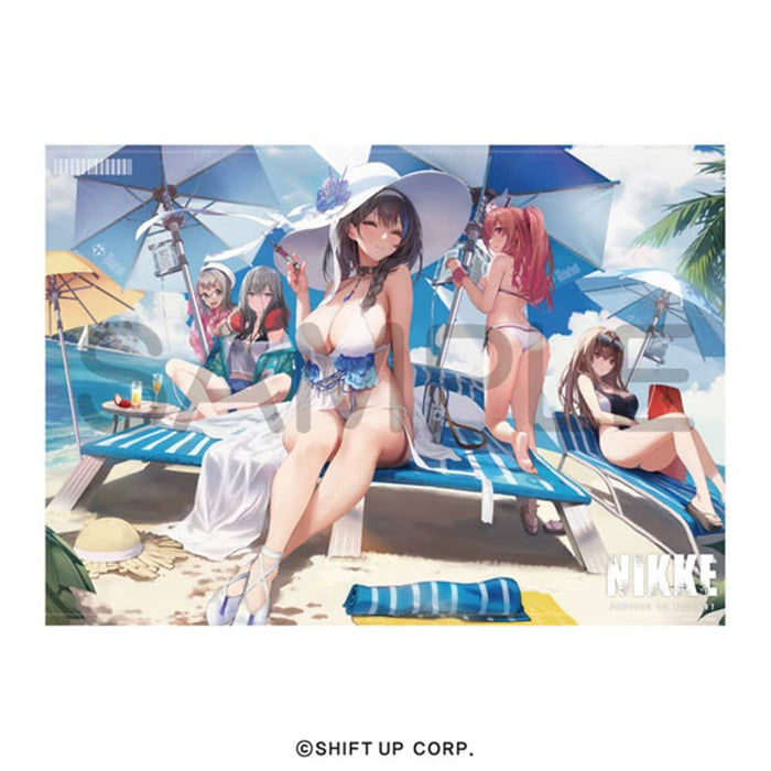 [New] NIKKE Clear Poster -Summer- Collective Pattern / Algernon Products Release Date: August 31, 2023