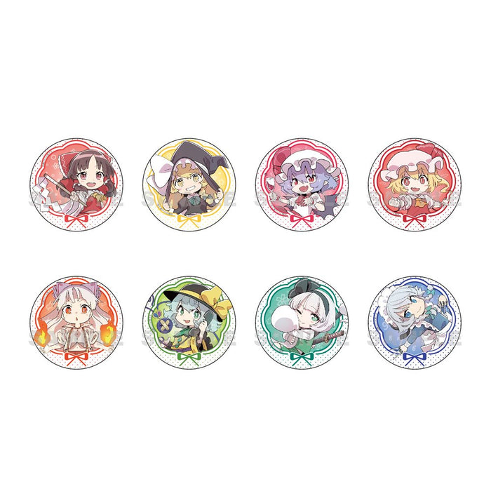 [New] Touhou Project Trading Can Badge / All 8 Types (Complete Box) / ggMart Release Date: Around December 2022