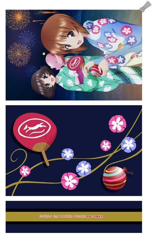 [New] Girls und Panzer Miho & Yukari Yukata ver Water-repellent pouch / Seasonal Plants Scheduled arrival: Around September 2015