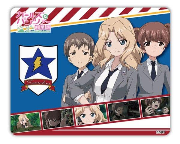 【新品】少女與戰車劇場版 滑鼠墊 聖唐斯大學附屬高中 / 季節性植物 預計到貨：2016年09月左右