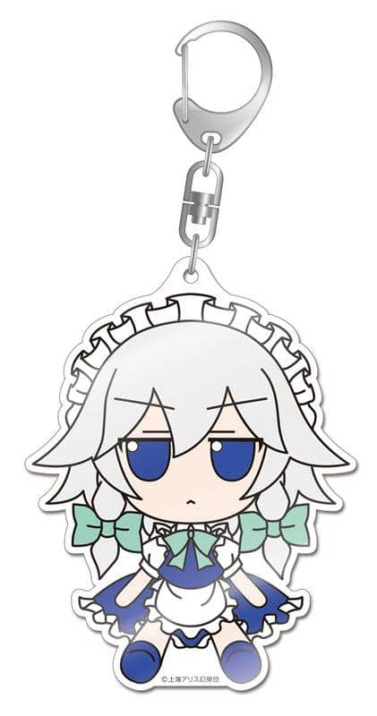 [New] Touhou Project Deca Acrylic Keychain 5 Fumofumo Sakuya (Resale) / Gift Scheduled to arrive: Around June 2017