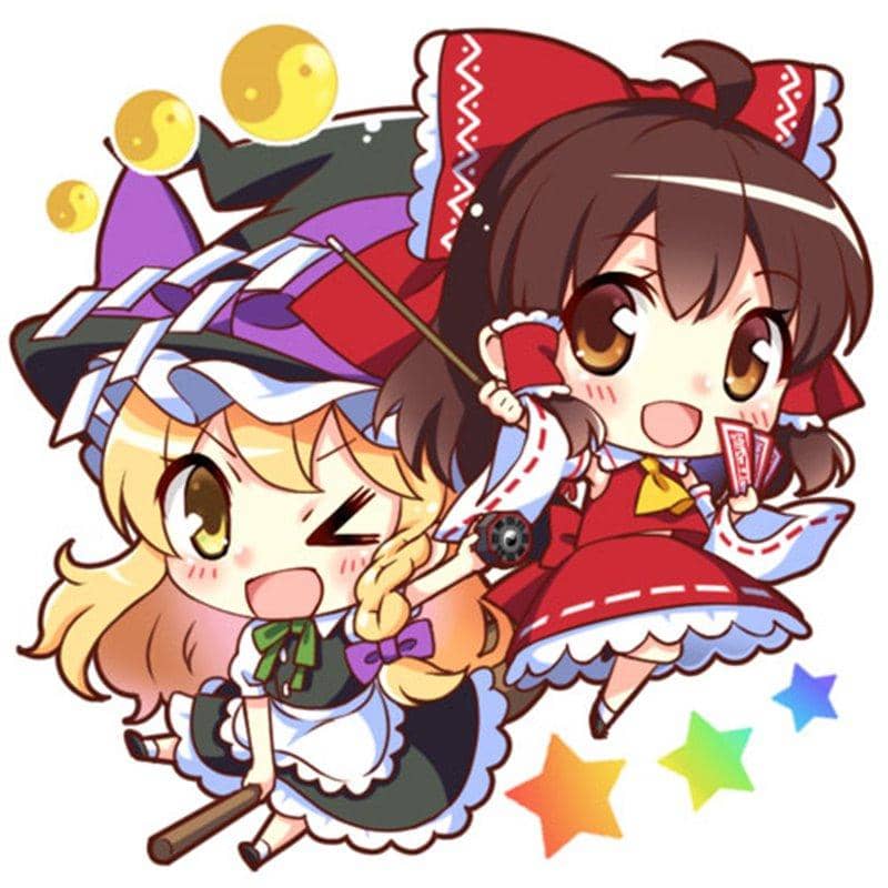 【New Product】Shizuoka Grand Festival Acrylic Keychain Reimu & Marisa / Hakurei Shrine Office Release Date: Around May 2020