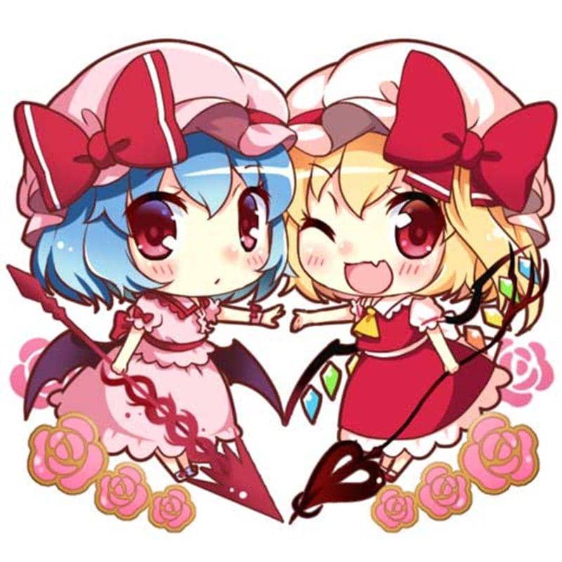 [New Product] Shizuoka Grand Festival Acrylic Keychain Remilia & Fran / Hakurei Shrine Office Release Date: Around May 2020