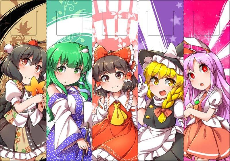 [New] 5th Hakurei Shrine Autumn Festival Clear Bookmark / Hakurei Shrine Office Release Date: October 14, 2018