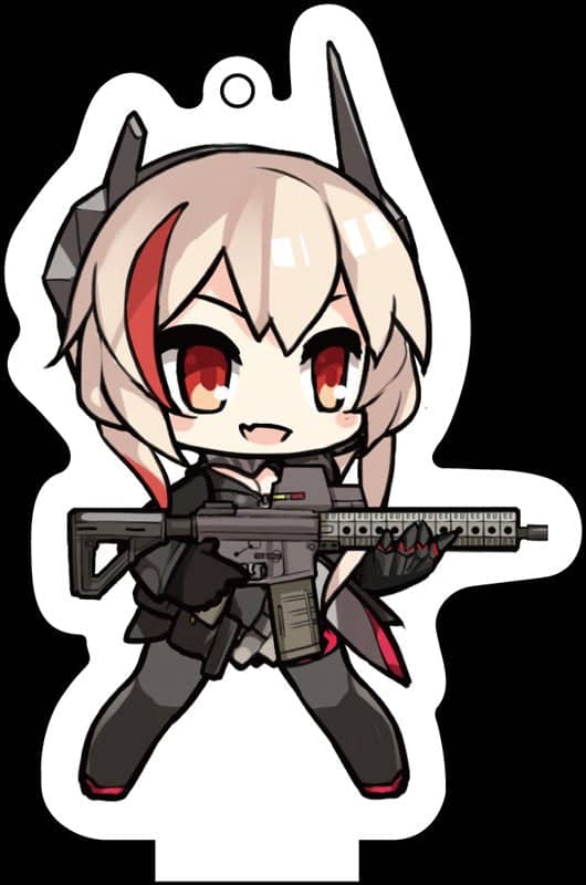 【新品】ドールズフロントライン 戦術人形コレクション　SDアクリルチャーム　M4 SOPMOD II / サンボーンジャパン 発売日:2019年12月頃