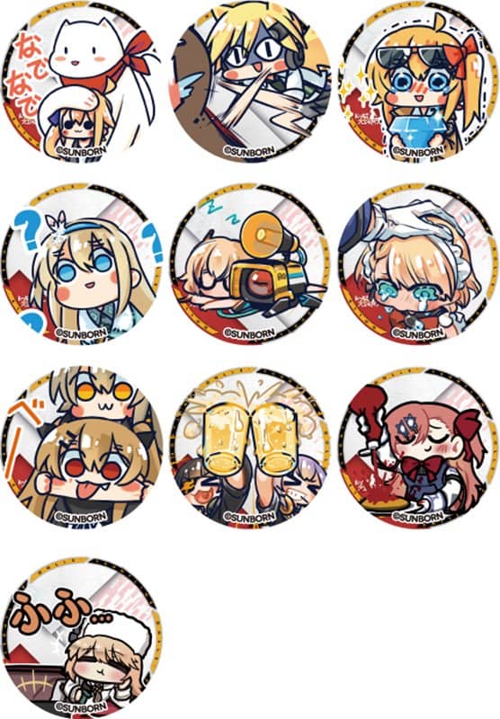 【New Product】Dolls' Frontline Chibi Can Badge 3 (10 types in total) 1Pac / Sunborn Japan Release Date: Around June 2020
