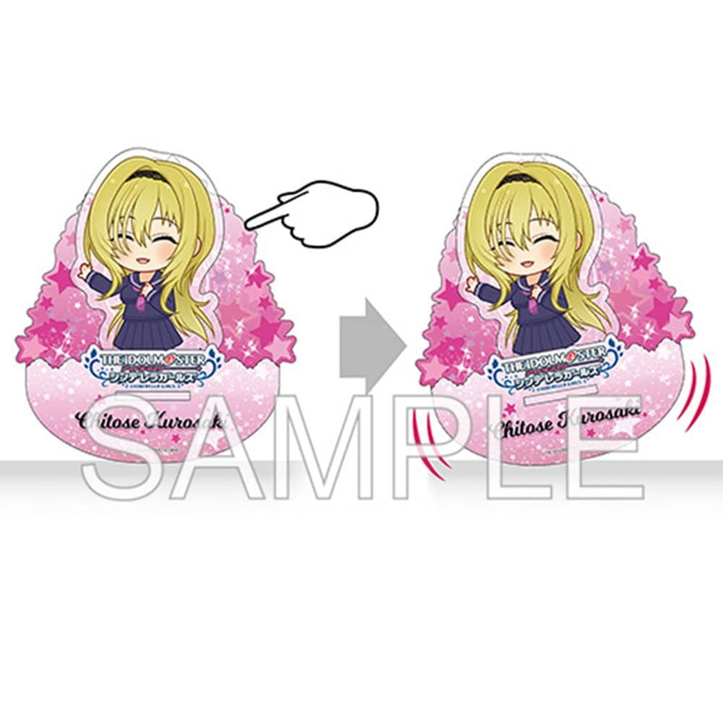 【新品】アイドルマスター シンデレラガールズ 揺れているアクリル ぷちデレラ Life is HaRMONY 黒埼ちとせ＋Ver. / つくり 発売日:2023年01月頃