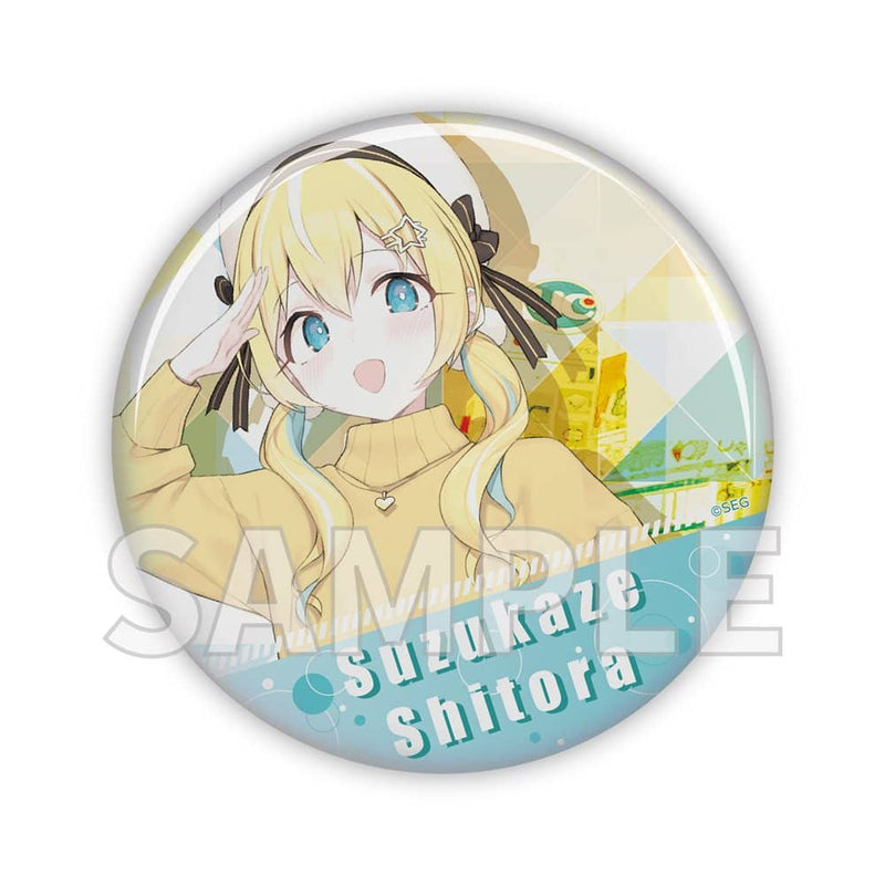 【新品】Vtuber 深淵組 涼風しとら　缶バッジ　2022冬描き下ろしイラストVer. / つくり 発売日:2023年03月頃