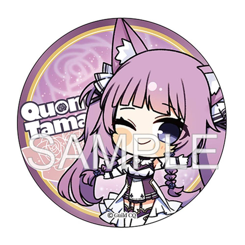 【新品】Vtuber GuildCQ 久遠たま 覚醒ver. 缶バッジ　2022冬描き下ろしSDイラストVer. / つくり 発売日:2023年03月頃