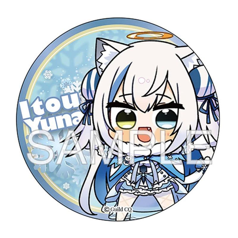 【新品】Vtuber GuildCQ 伊冬ユナ 覚醒ver. 缶バッジ　2022冬描き下ろしSDイラストVer. / つくり 発売日:2023年03月頃